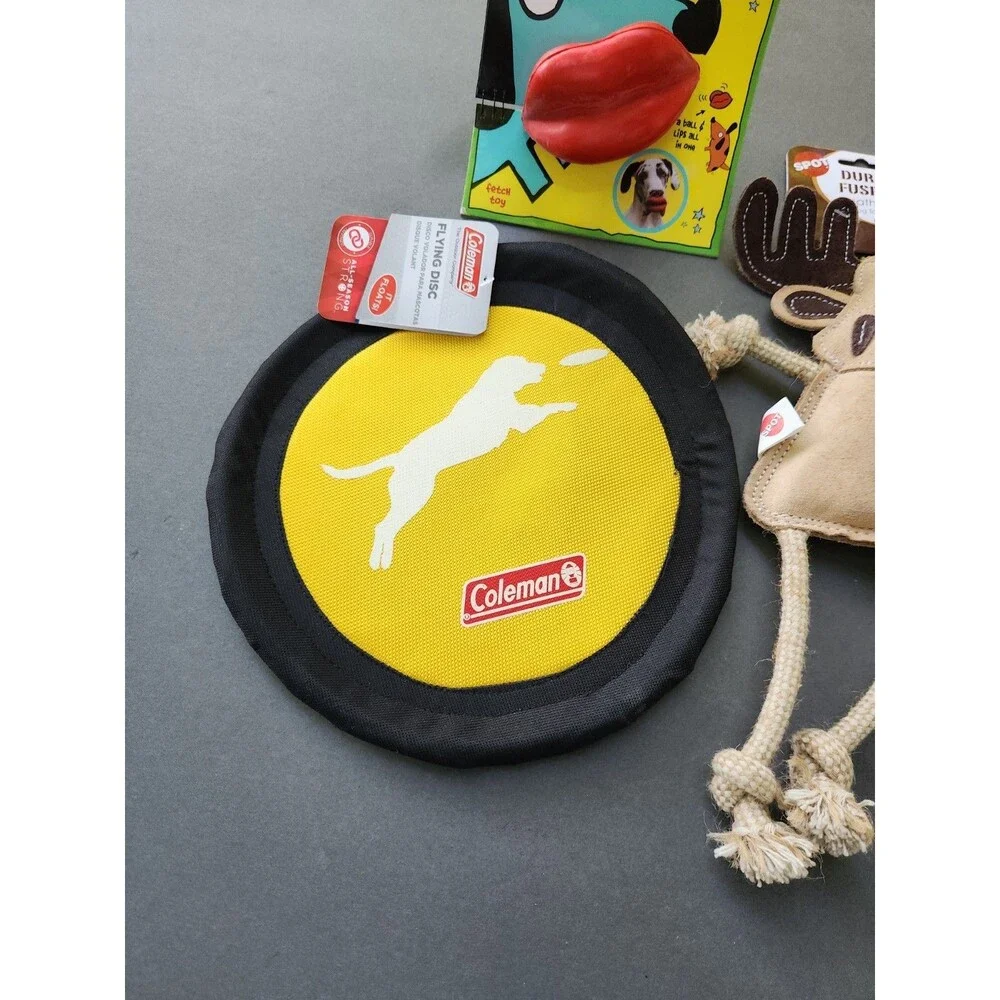 Dog Toys Coleman Frisbee Humunga Lips Leather Moose